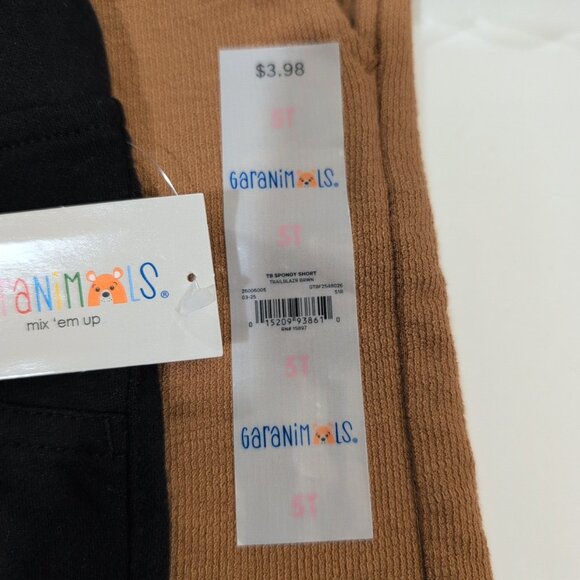 Garanimals Mix Em Up 5T Shorts Knit Bermuda & Spongy - Picture 2 of 9
